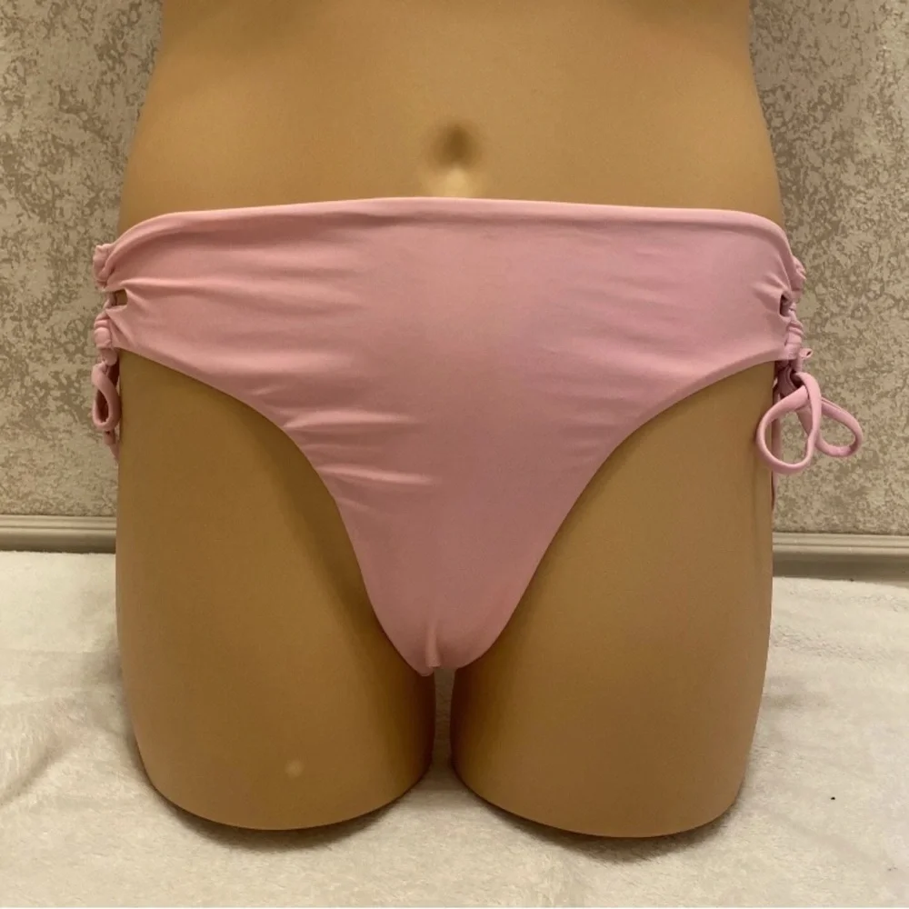 SHEIN Light Pink Leopard Bikini Set